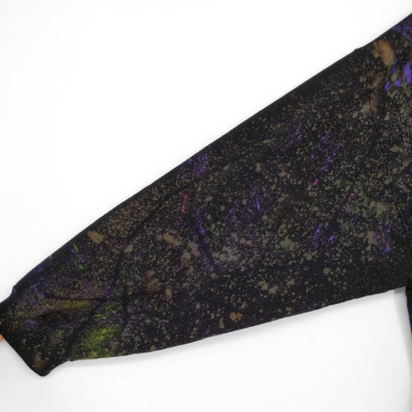 Stranger Things Upside Down Custom Painted Black Light Tie Dye Sweatshirt XXL - Picture 7 of 10